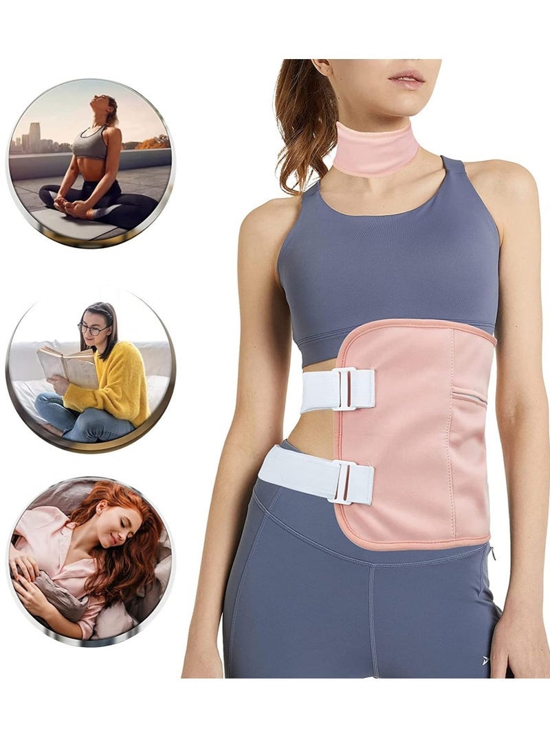General Castor Oil Belt Wrap Waist and Neck for Liver Detox Reusable Castor Oil Pack Kit with Adjustable Strap (Oil Not Included)  - Image 3