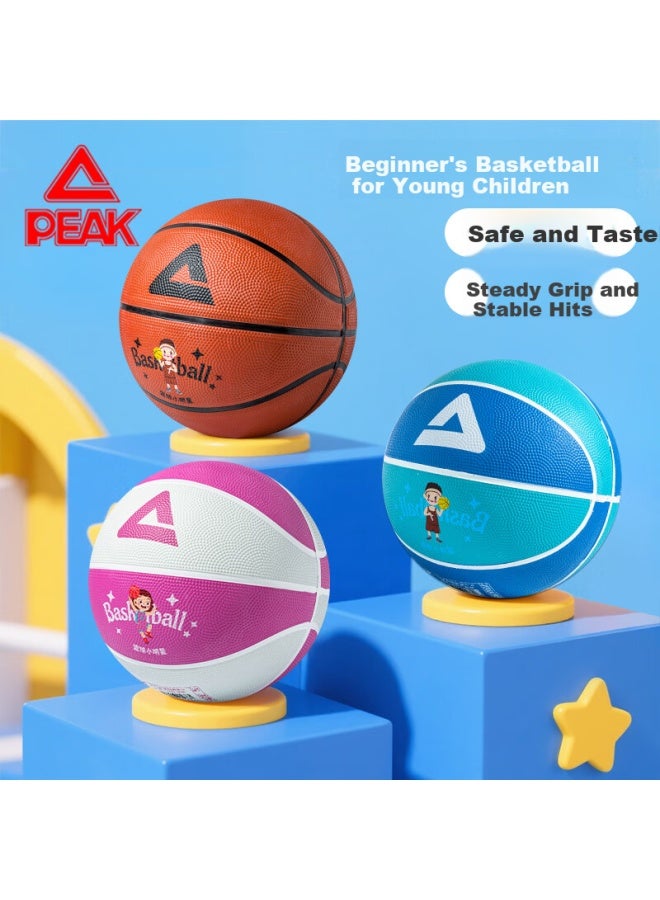 Peak Basketball Kids Size 5 Indoor Outdoor Durable Outdoor Toy Ball For Toddlers Elementary School Students Youth 34 Brown - Image 2