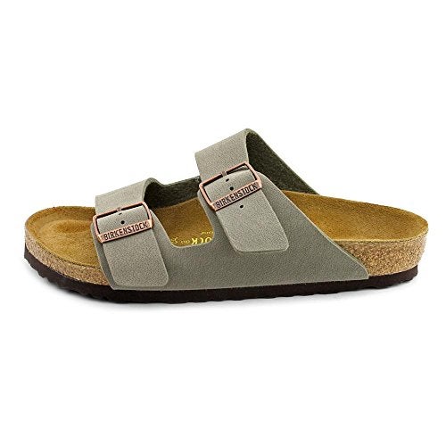 Birkenstock Unisex Arizona Sandal,Stone Birkibuc,40 N EU - Image 2