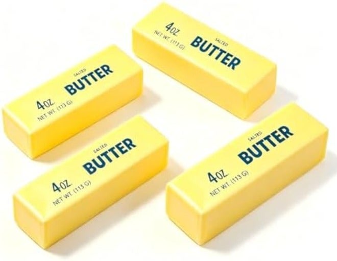 Rapean 12-Pack Butter Squishy Toy, Super Soft Slow Rising Squeeze Toys, Stress Relief Sensory Fidget Butter Shape for Kids & Adults, Anxiety Releasing Squishies for Party Favors, Classroom  Prizes - Image 3