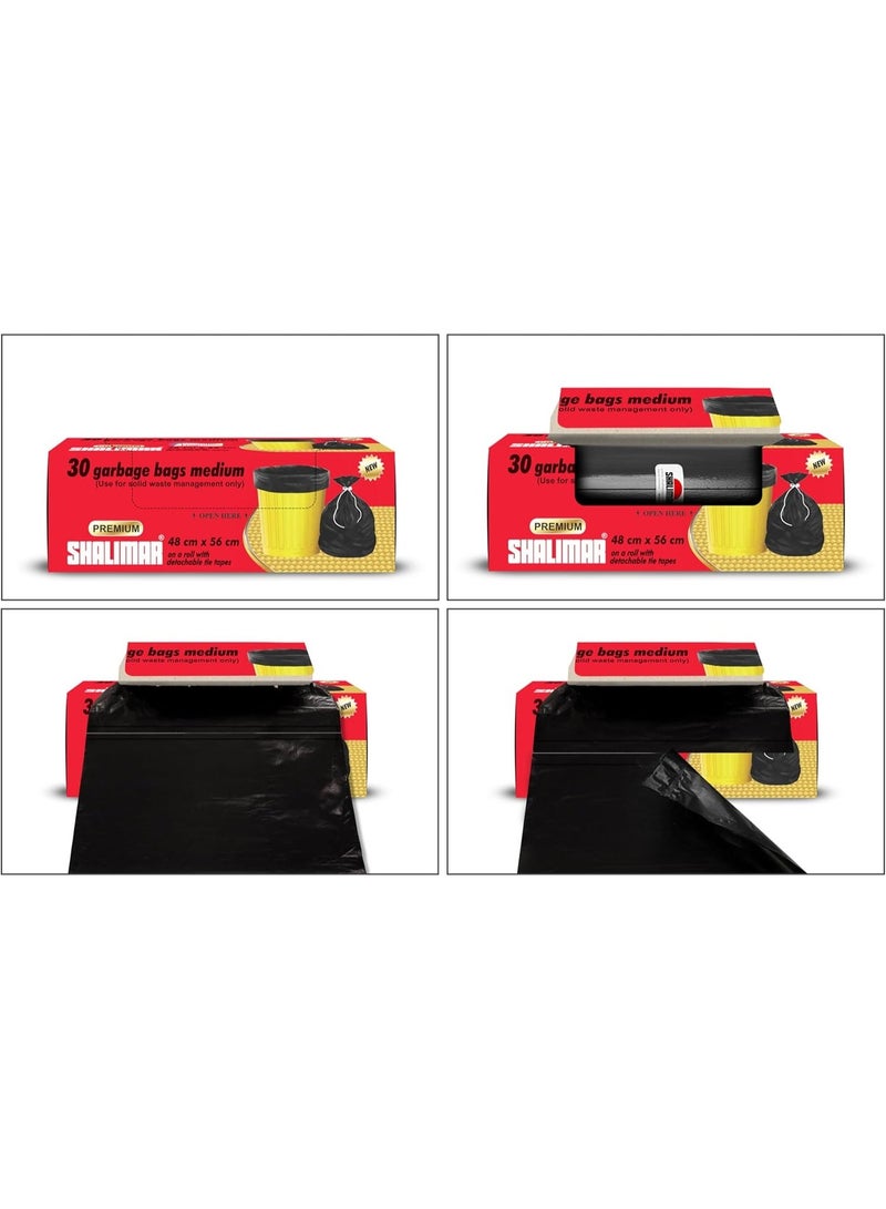 شاليمار 'شاليمار 15 كيس قمامة (كبير جدا) 30'x37' 15 كيس/لفة'. - Image 3