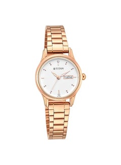 TITAN Women's Analog Round Shape Metal Wrist Watch - 2656WM01 - 32 Mm  - Image 2