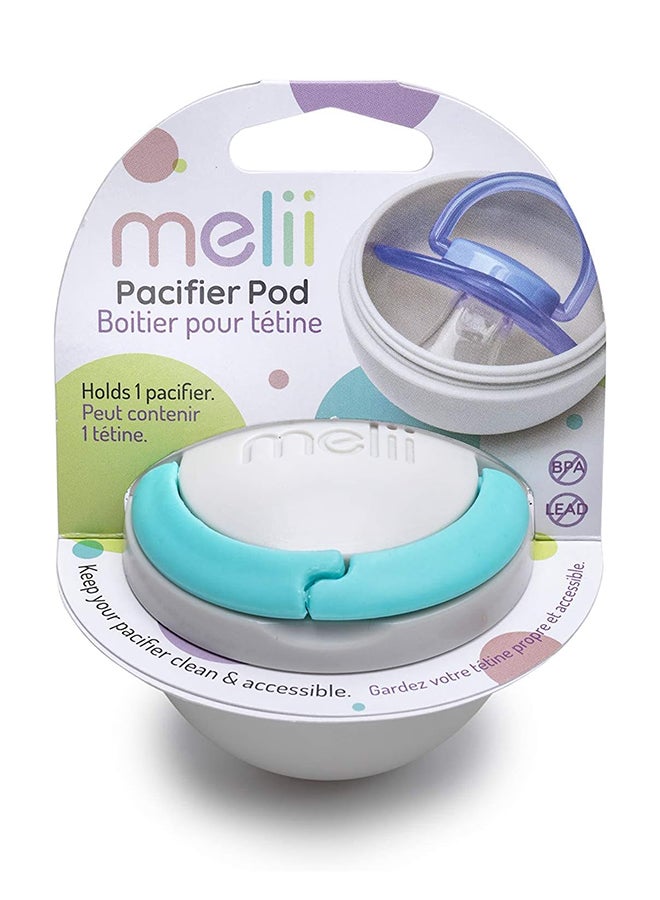 melii حافظة اللهاية، أزرق ورمادي - Image 3