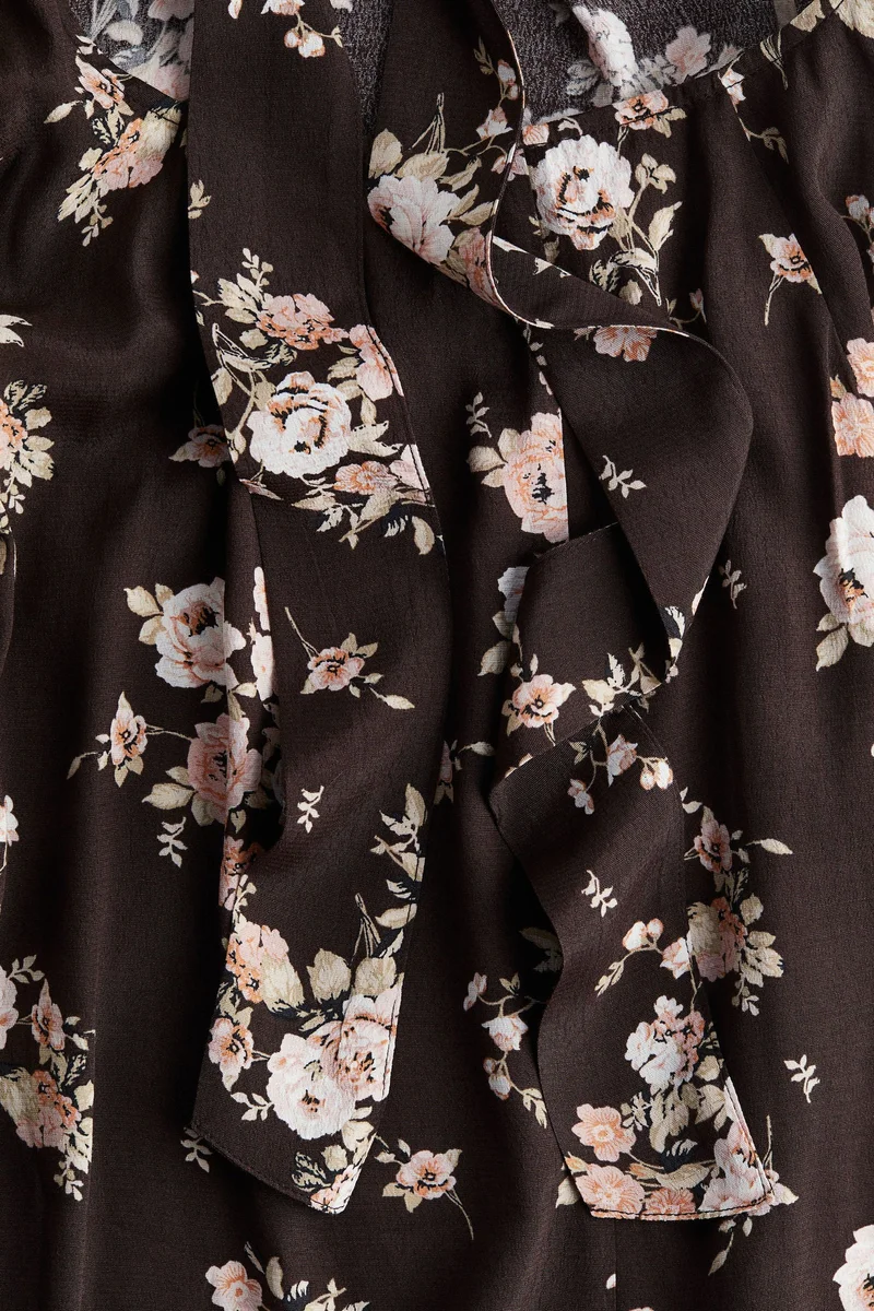 H&M Tie-detail open-back dress