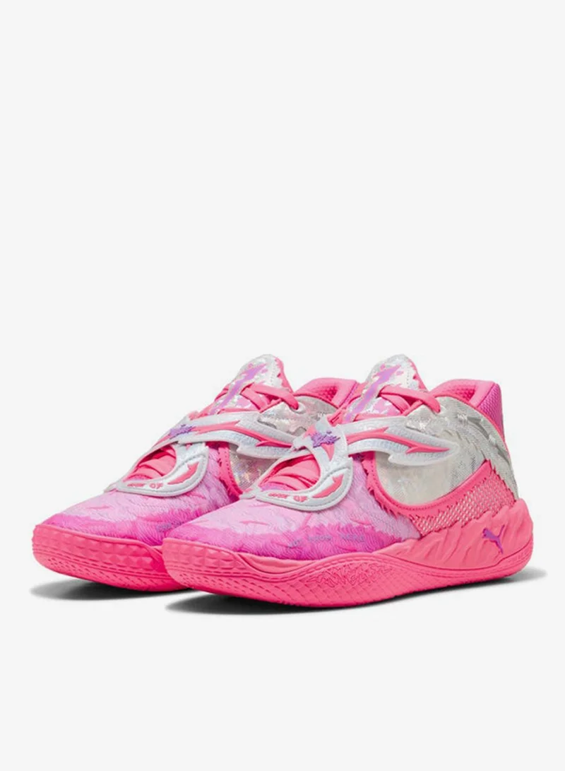 Puma Sun Struck-Pure Magenta MB.05 World Tour Basketball Shoes Unisex for Men | Best Price UAE