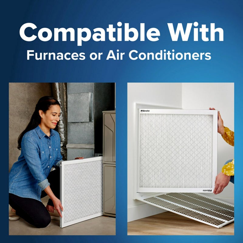 Filtrete 16x25x1 Air Filter MERV 5, 6-Pack AC Furnace HVAC Filters for Home, MPR 300 Basic Dust Defense, Pleated Electrostatic Removes Lint & Dust (Actual Size 15.69x24.69x0.81 in) - Image 5