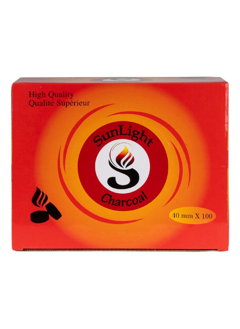 CERAMIC - Sunlight Charcoal Quick Ignite and Long Lasting 100 Pieces 3 Boxes Combo Pack - Image 1