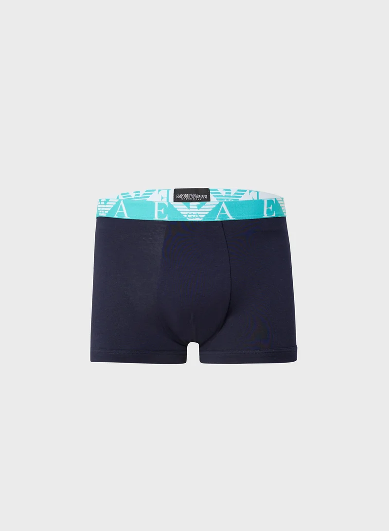 امبوريو ارماني 3 Pack Logo Band Boxers