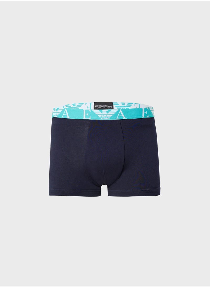 EMPORIO ARMANI - 3 Pack Logo Band Boxers - Image 1