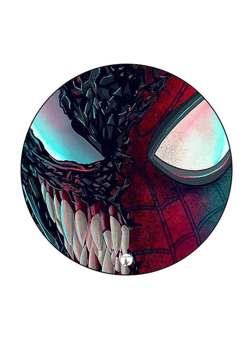 RKN Spiderman Printed Fridge Magnet Round  Multicolour - Image 1