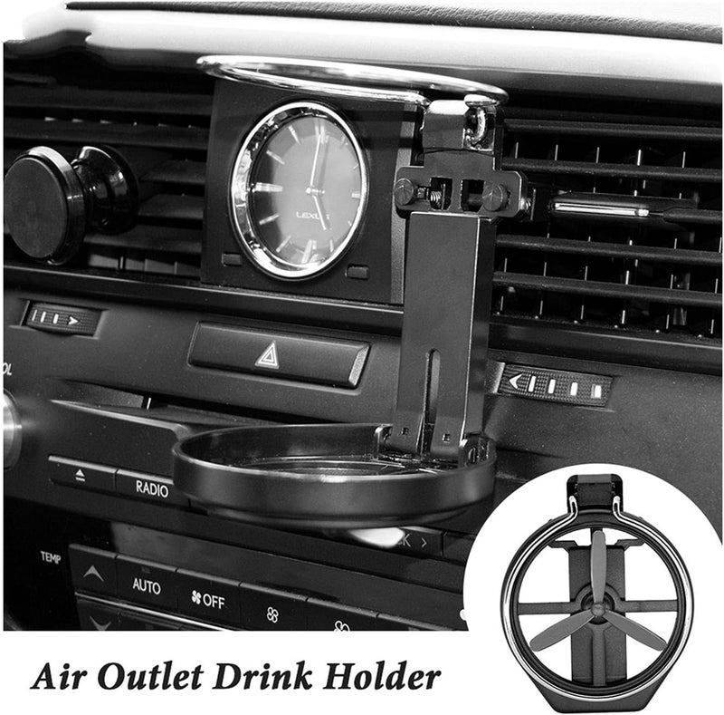 QASULER Portable Air Vent Drink Holder - Image 4