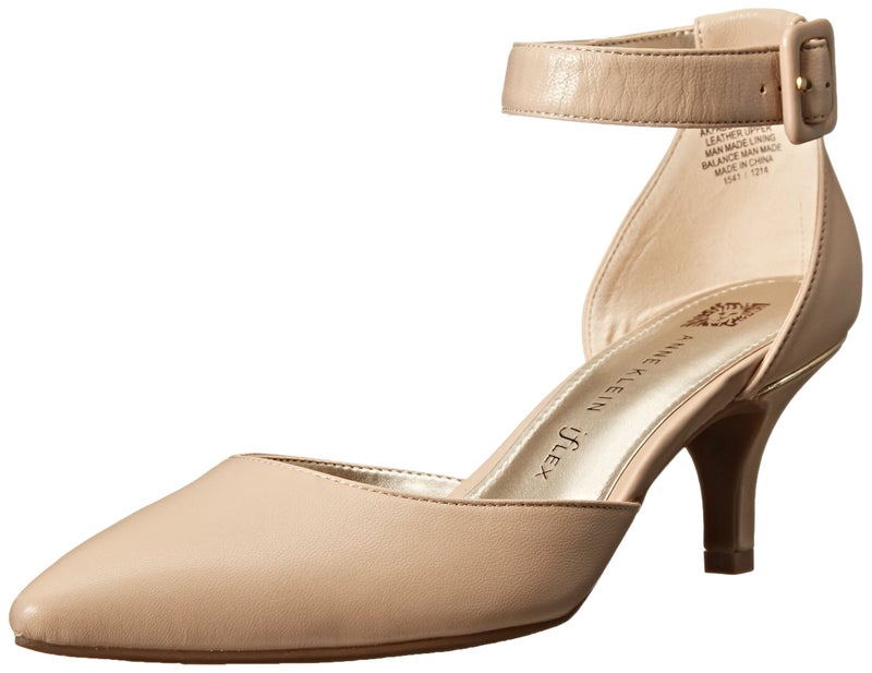 Anne Klein Women's Fabulist D'Orsay Pump, Natural, 9 M US - Image 5