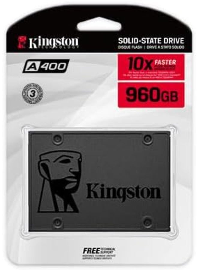 Kingston 960 GB Kingston A400 SATA3 2.5 Inch Internal SSD Upto 500MB/s Read, 450MB/s Write, SA400S37/960G 960 GB - Image 3