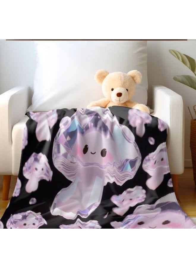 general Baby and children's cartoon flannel thin blanket (warm and comfortable, suitable for sleep, game use) 70cm*100cm - Image 2
