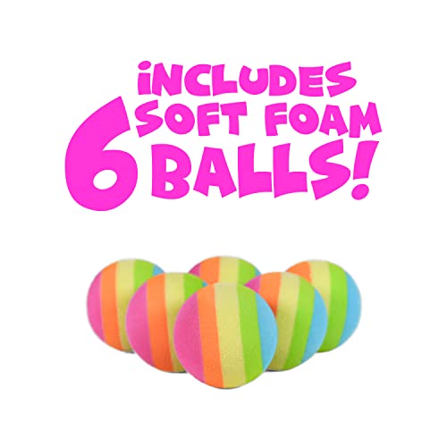 Hog Wild Pink Unicorn Ball Popper Toy - Includes 4 Soft Foam Balls - Squeeze to Pop Air Powered Balls Up to 20 Feet - Launcher Safe for Indoor/Outdoor Play - Easter Gift for Kids, Girls, Boys Ages 5+ - Image 4