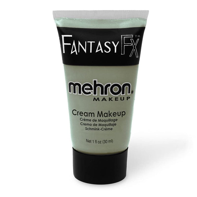 Mehron Makeup Fantasy FX Cream Makeup | Water Based | Halloween | Zombie Flesh Face Paint & Body Paint For Adults 1 fl oz (30ml) (Zombie Flesh) - Image 1