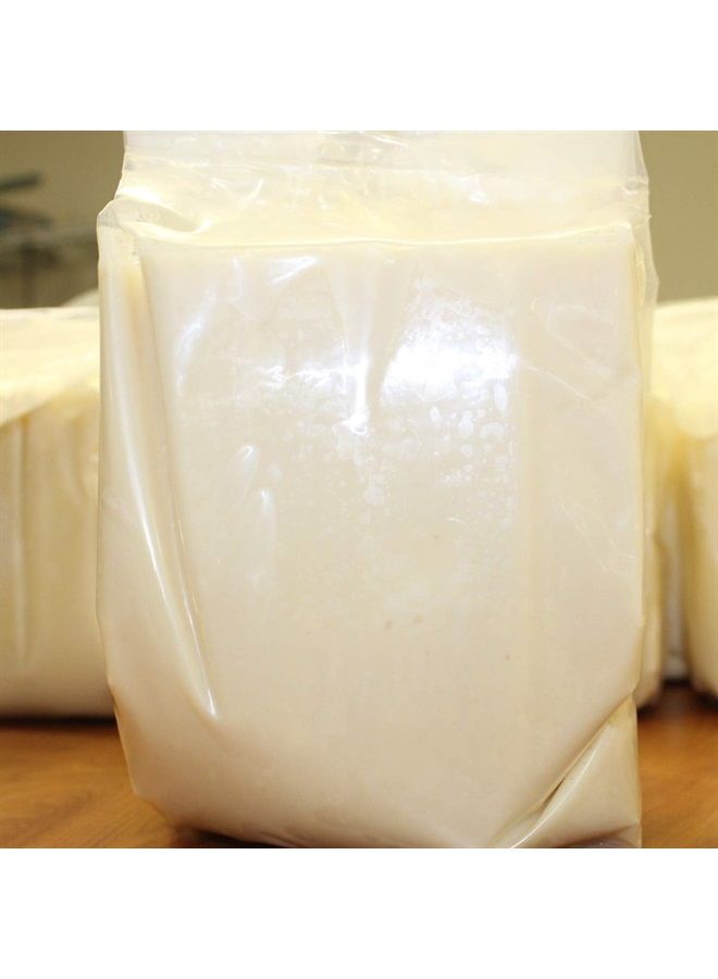 3CayG Mango Butter All Natural 5LB Bulk Wholesale Great for Whipped Body Butter Lotion & Soap Making Wild Harvested Naturally Refined  - Image 1