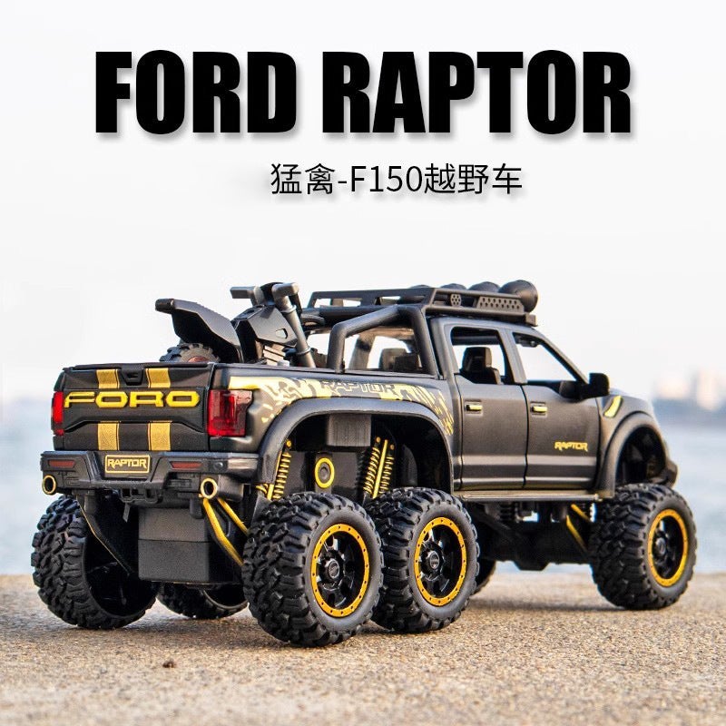 Fuda Special Raptor Alloy Car Model Off-Road Vehicle Pickup Truck Boy Children Simulation Car Toy Truck - Image 2