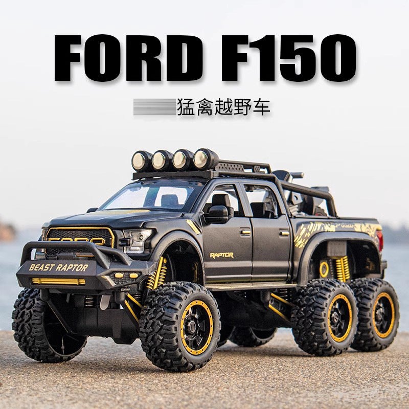 Fuda Special Raptor Alloy Car Model Off-Road Vehicle Pickup Truck Boy Children Simulation Car Toy Truck - Image 3