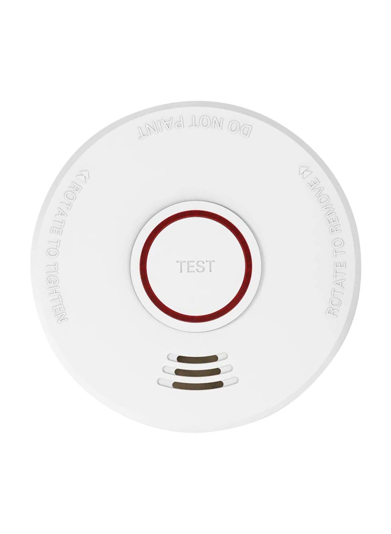 Duravel Duravel Smoke Detector with Test Button and LED Indicator, Battery-Powered, White  - Image 2