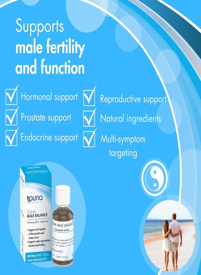 Guna Male Balance Homeopathic Prostate Support, Urinary Tract Support - 1 Ounce - Image 3