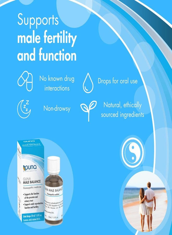 Guna Male Balance Homeopathic Prostate Support, Urinary Tract Support - 1 Ounce - Image 2