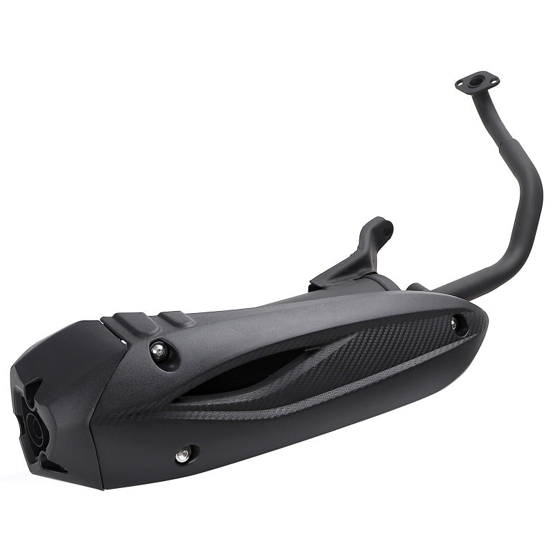 Minho Motorcycle Exhaust Assembly in Heavy Iron Material Compatible with Chinese GY6 125cc 150cc 4Stroke Engine Scooter Moped RSZ 150 Gas Engine Scooters