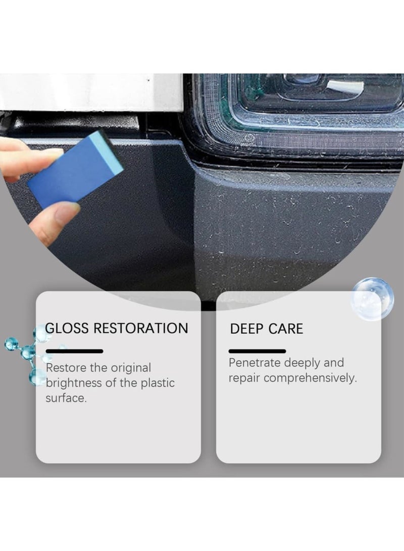 SOLARAE Plastic Restorer for Cars, Plastic Refreshing, UV Protection & Water-Resistant Revitalizing Coating, for Car Interior & Exterior - Durable Refreshing Agent for Faded Plastic Parts - Image 4