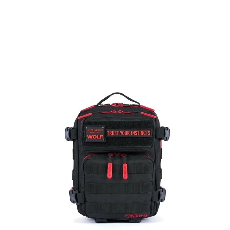 WOLFpak 9L Mini Tactical Backpack (Red Wolf) | Compact, Small Everyday Carry Bag for Gym, School, Travel | Durable, Water-Resistant Daypack with Molle System and Patch Panel - Image 1