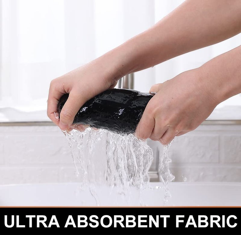 Homaxy 100% Cotton Waffle Weave Kitchen Towels  13 x 28 Inches Super Absorbent and Machine Washable Dish Towels for Drying Dishes  4-Packs  Mix Color - Image 3