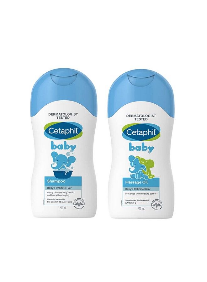 Cetaphil زيت تدليك للأطفال وشامبو للأطفال 200 مل - Image 2