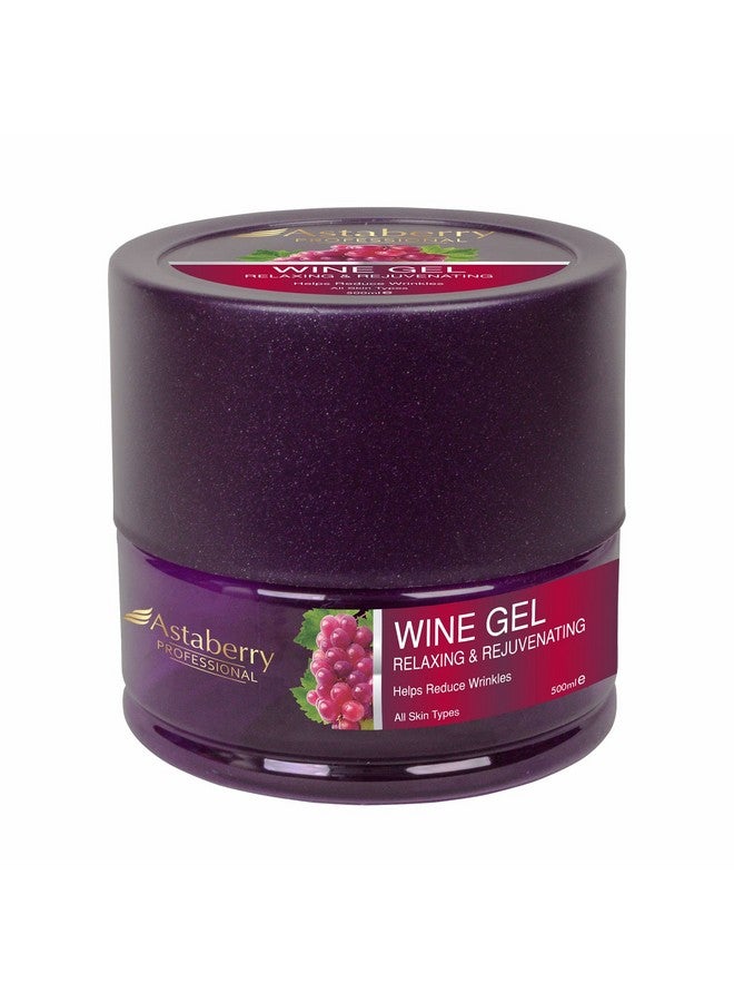 Astaberry Professional Wine Gel 500ml - Improves Skin Moisturization | Firmness & Elasticity | Relaxing & Rejuvenating | Reduce Fine Lines & Replenish Depleted Moisture - Image 1