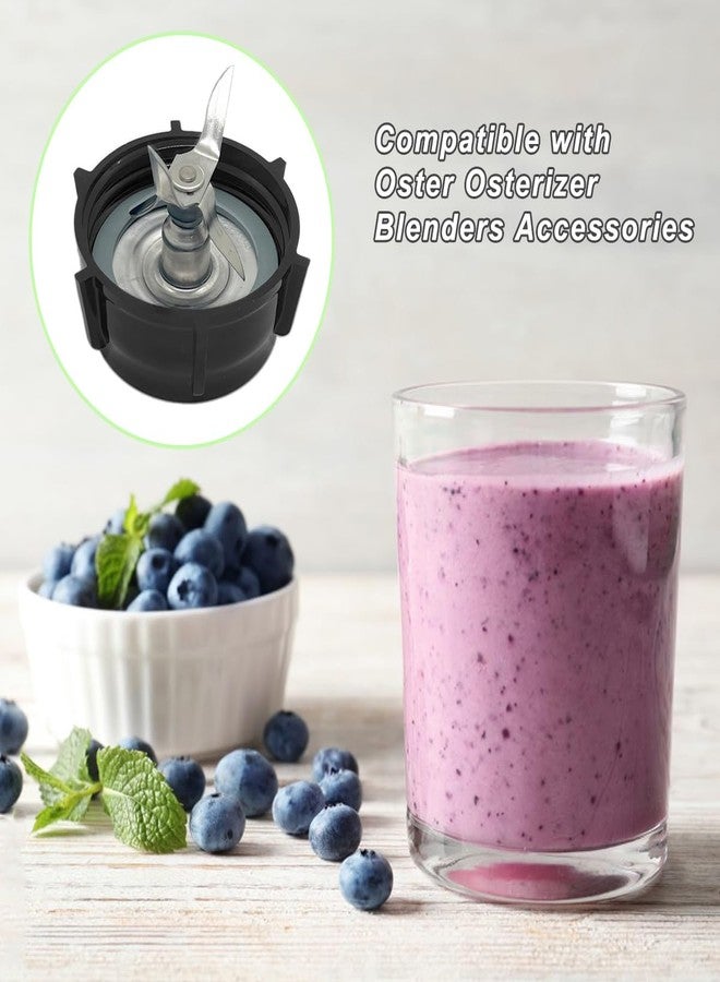 Gnicaela for Oster Blender Replacement Parts Blender Ice Crusher Blade with Jar Base Cap and Two Rubber O Ring Sealing Ring Gasket, Compatible with Oster Osterizer Blenders Accessories - Image 5