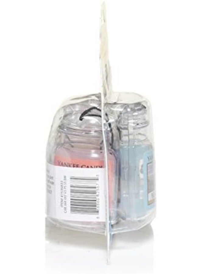 YANKEE CANDLE Yankee Candle Hanging Car Jar® Ultimate 3-Pack Air Fresheners Neutralizes Odors Up to 30 Days Includes: Beach Walk Pink Sands and Sun and Sand (Pack of 3) - Image 2