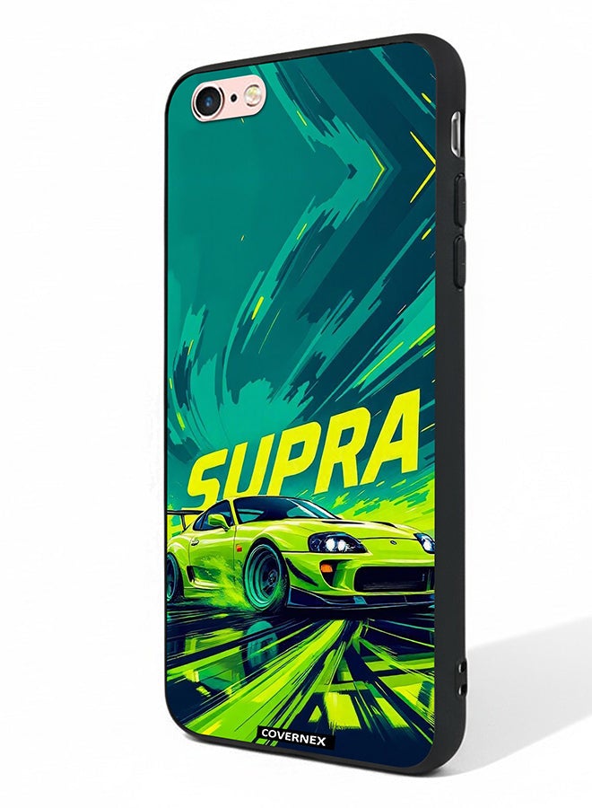 Covernex Apple iPhone 6 Protective Case Cover Printed Featuring JDM Icon Supra Drift Illustration - Image 1