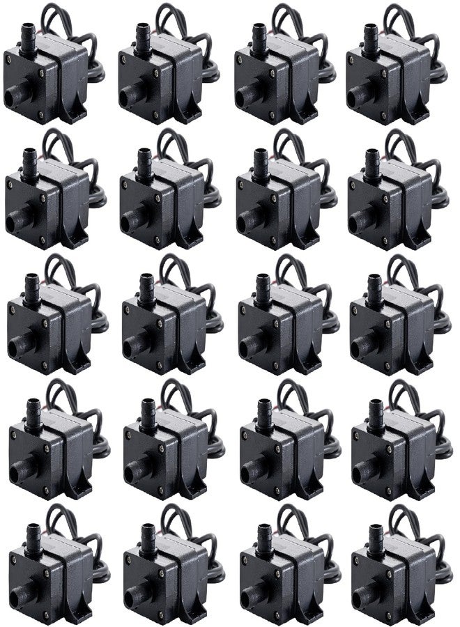 hiBCTR 20-Piece Micro Brushless Water Pump Set,240L/H 12V DC 4.2W,3M Head Ultra-Quiet for Pools,Aquariums & Fish Tanks - Image 1