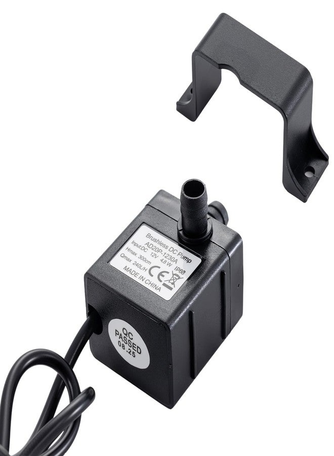 hiBCTR 20-Piece Micro Brushless Water Pump Set,240L/H 12V DC 4.2W,3M Head Ultra-Quiet for Pools,Aquariums & Fish Tanks - Image 5