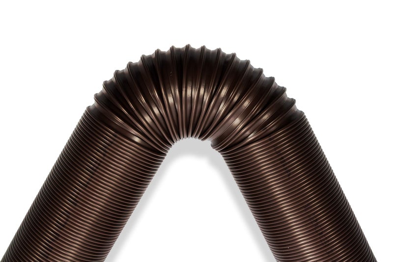 Camco مجموعة تمديد خرطوم الصرف RV RhinoFLEX بطول 5 أقدام مع وصلة دوارة - 39765، أسود - Image 4