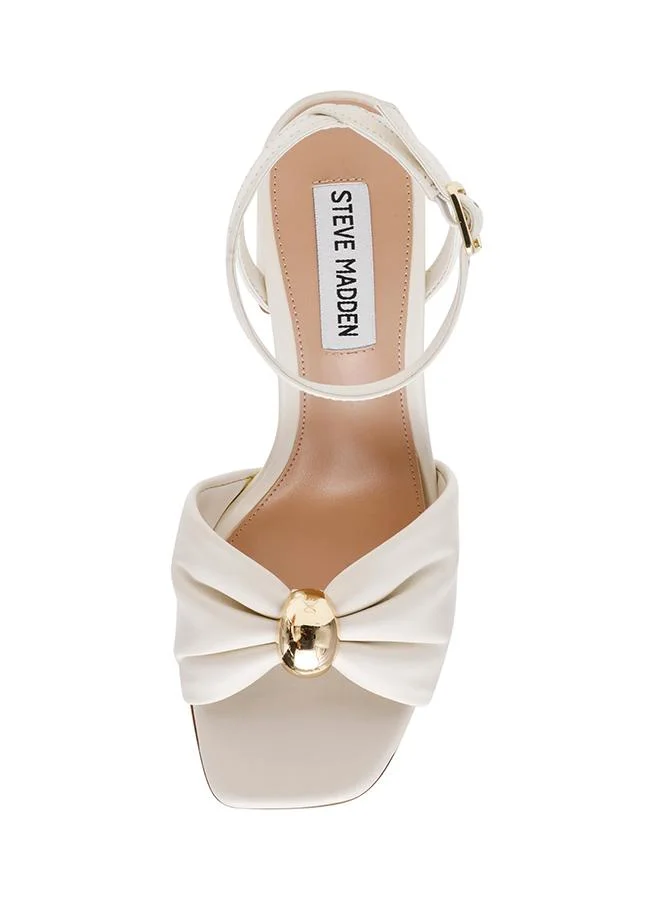 Steve Madden  Meladi Ivory Women's Heeled Sandals for Women | Best Price UAE