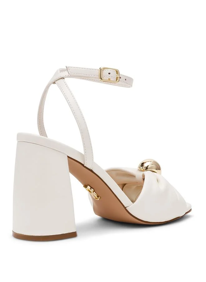 Steve Madden  Meladi Ivory Women's Heeled Sandals for Women | Best Price UAE