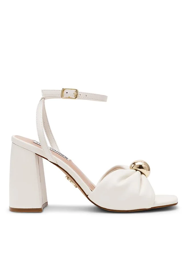 Steve Madden  Meladi Ivory Women's Heeled Sandals for Women | Best Price UAE