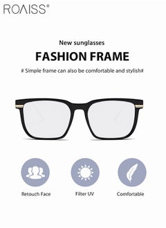 roaiss Blue Light Blocking Glasses Computer Reading Gaming TV Phones Eyeglasses Fashion Anti Eyestrain UV Eyewear for Women Men  - Image 3