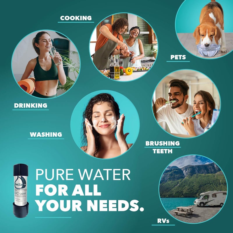 Cuzn Under Sink Water Filter For Sink Faucet  10K Gallons Or 1 Year Filtration Life  Reduces Pfas  Pfos  Lead  Chlorine  Improves Taste Of Tap Water  Nsf/Ansi 42 & 372 Certified High Performance - Image 5