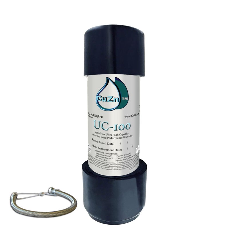 Cuzn Under Sink Water Filter For Sink Faucet  10K Gallons Or 1 Year Filtration Life  Reduces Pfas  Pfos  Lead  Chlorine  Improves Taste Of Tap Water  Nsf/Ansi 42 & 372 Certified High Performance - Image 1
