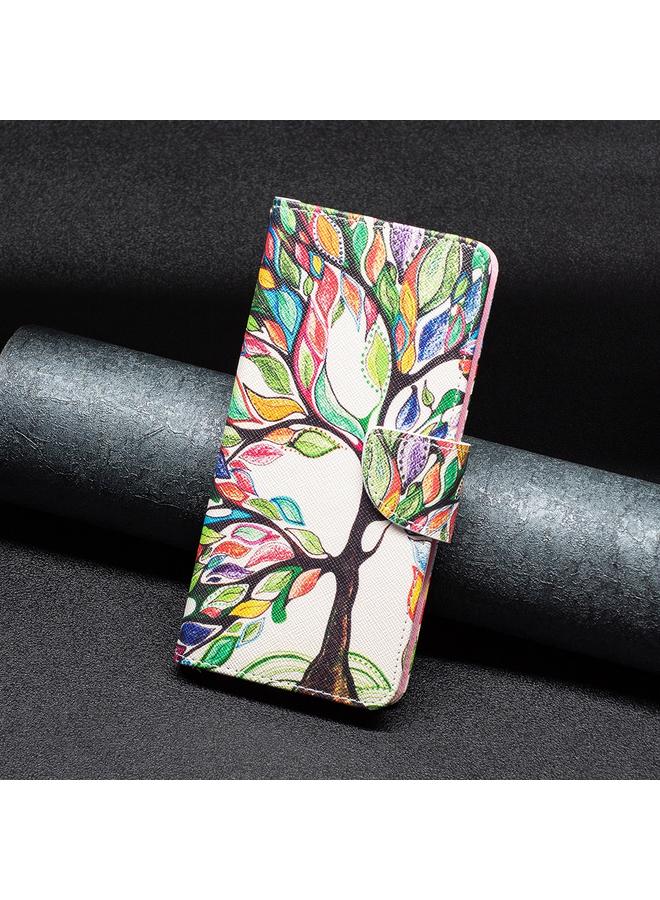 S-TOP Case For iPhone 16 Colored Drawing Pattern Leather Phone Case - Image 2