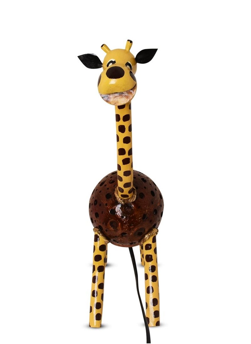 N & H Table Lamp from  Coconut Shell Giraffe Design  - Image 2