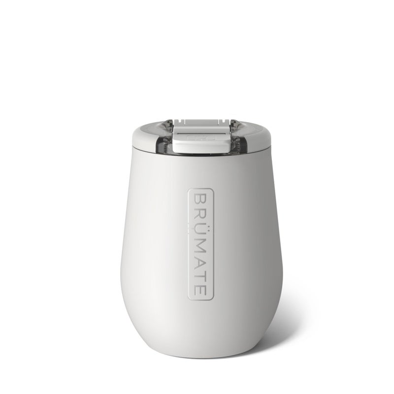 BrMate Uncorkd 100 LeakProof 14oz Insulated Wine Tumbler with Lid  Vacuum Insulated Stainless Steel Wine Glass  Perfect For Travel  Outdoors Dune