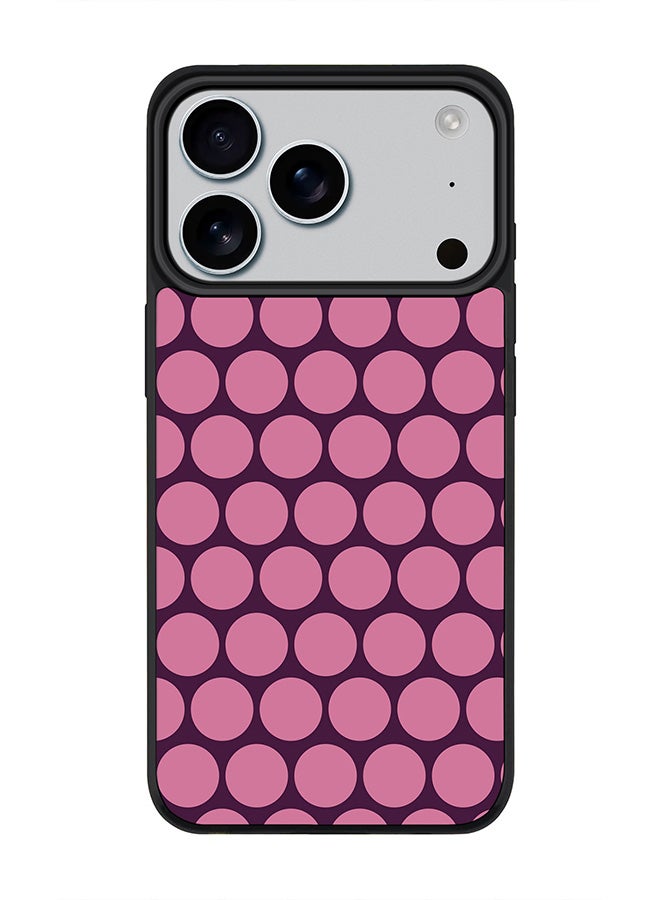 Stylizedd iPhone 17 Pro Case, [Compatible with MagSafe] Slim Magnetic cover Phone Case iPhone 17 Pro -Purple Honeycombs - Image 1