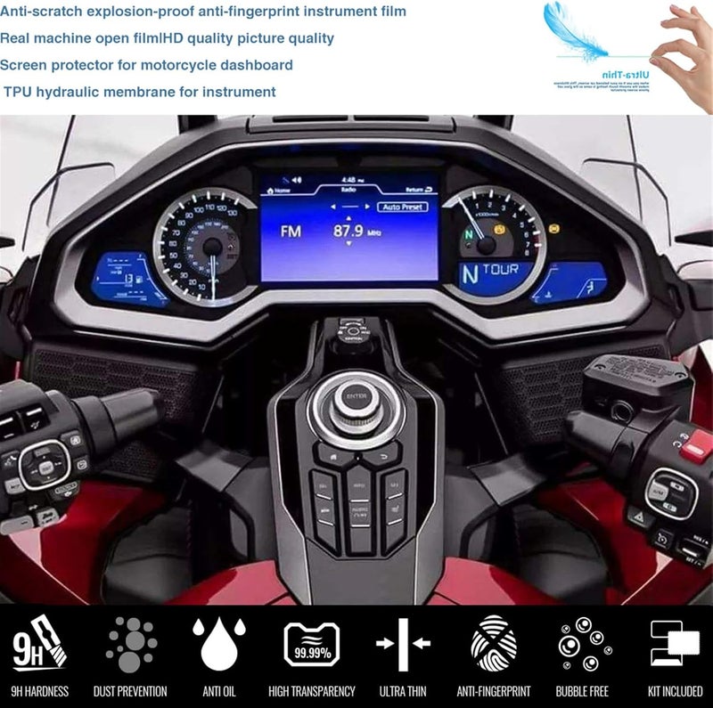 Yurefax Motorcycle Dashboard Screen Protector for GOLDWING 1800 - Image 2