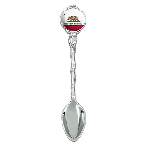 GRAPHICS & MORE California Republic State Flag Novelty Collectible Demitasse Tea Coffee Spoon - Image 5
